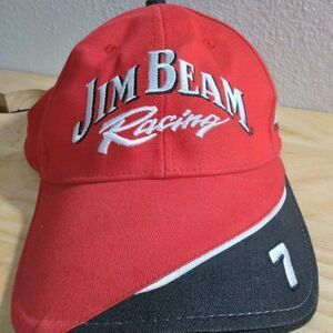 Robby Gordon Jim Beam Racing Strap Back Hat